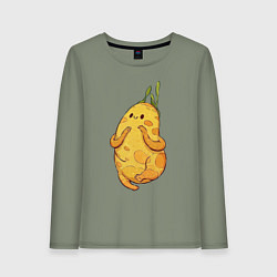 Женский лонгслив Милая картошка