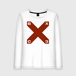 Лонгслив хлопковый женский ВХСЗ Мумий Тролль, цвет: белый