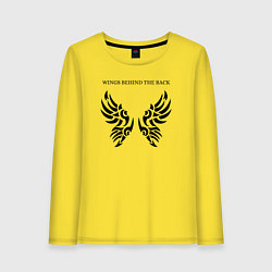 Женский лонгслив Крылья