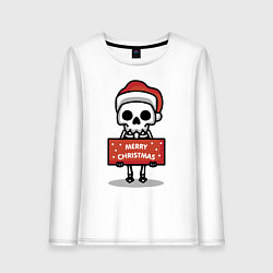 Женский лонгслив Merry Christmas joke