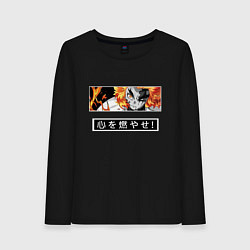 Женский лонгслив Ренгоку Кенджуро взгял клинок демонов столб пламен