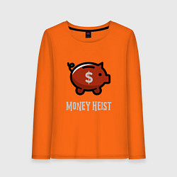 Женский лонгслив Money Heist Pig