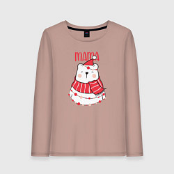 Женский лонгслив Family Mama Bear