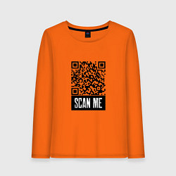 Женский лонгслив QR Scan