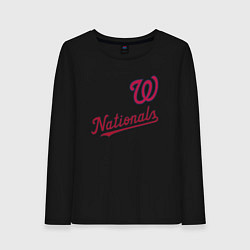 Женский лонгслив Washington Nationals - baseball team!