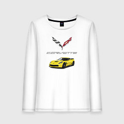 Женский лонгслив Chevrolet Corvette motorsport