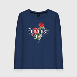 Женский лонгслив Feminist AF