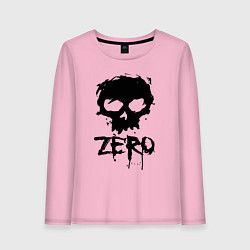 Женский лонгслив Zero skull