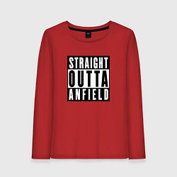 Женский лонгслив Liverpool Straight Outta Anfield Ливерпуль