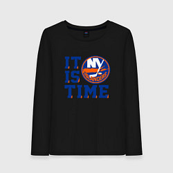 Женский лонгслив It Is New York Islanders Time Нью Йорк Айлендерс