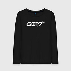 Лонгслив хлопковый женский Got7 jinyoung, цвет: черный