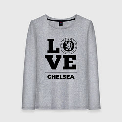 Лонгслив хлопковый женский Chelsea Love Классика, цвет: меланж