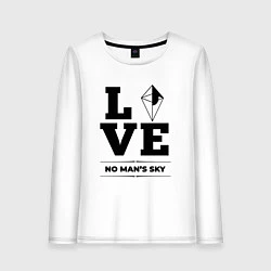 Женский лонгслив No Mans Sky Love Classic