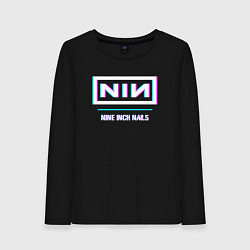 Женский лонгслив Nine Inch Nails Glitch Rock