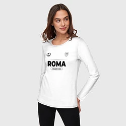 Лонгслив хлопковый женский Roma Униформа Чемпионов, цвет: белый — фото 2