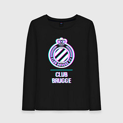 Женский лонгслив Club Brugge FC в стиле Glitch