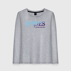 Лонгслив хлопковый женский Hades - неон, цвет: меланж