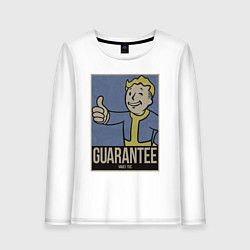 Лонгслив хлопковый женский Vault guarantee boy, цвет: белый