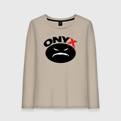 Женский лонгслив Onyx logo black