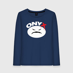 Женский лонгслив Onyx logo white