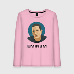 Женский лонгслив Eminem поп-арт