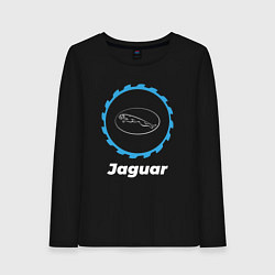 Лонгслив хлопковый женский Jaguar в стиле Top Gear, цвет: черный
