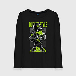 Женский лонгслив Стильная утка