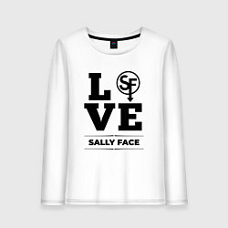 Лонгслив хлопковый женский Sally Face love classic, цвет: белый