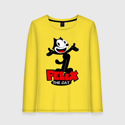 Женский лонгслив Felix the cat