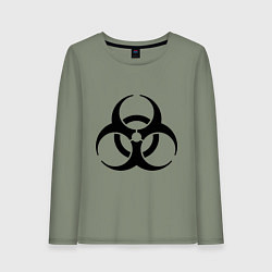 Женский лонгслив Biological hazard