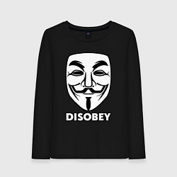 Женский лонгслив Guy Fawkes - disobey