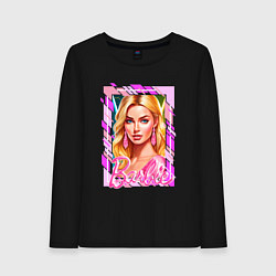 Женский лонгслив Нейросеть - аниме Барби Марго Робби