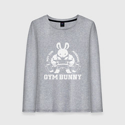 Женский лонгслив Gym bunny powerlifting