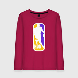Лонгслив хлопковый женский NBA Kobe Bryant, цвет: маджента