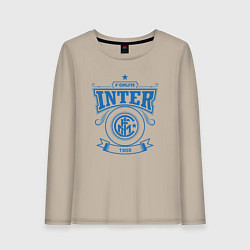 Лонгслив хлопковый женский Forza Inter, цвет: миндальный