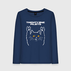Женский лонгслив Twenty One Pilots rock cat