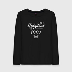 Женский лонгслив Fabulous since 1991