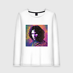 Женский лонгслив Jim Morrison few color digital Art