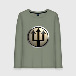 Лонгслив хлопковый женский Повстанцы Rome: Total War, цвет: авокадо