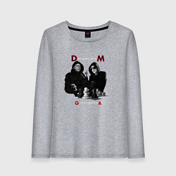 Лонгслив хлопковый женский Depeche Mode - Ghosts Again, цвет: меланж
