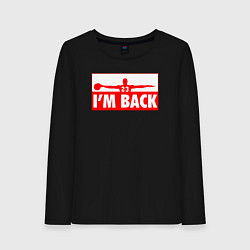 Лонгслив хлопковый женский Возвращение Джордана, цвет: черный