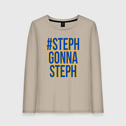 Женский лонгслив Steph gonna Steph