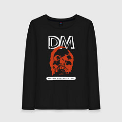 Лонгслив хлопковый женский Depeche Mode - Memento Mori world tour, цвет: черный