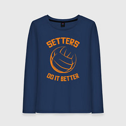 Женский лонгслив Setters do it better