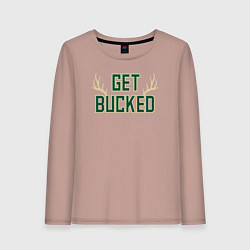 Женский лонгслив Get bucked