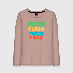 Женский лонгслив Fuck fuck