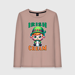 Женский лонгслив Irish Cream