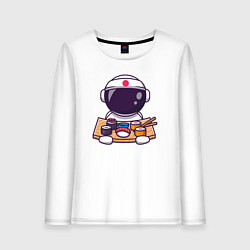 Женский лонгслив Space sushi