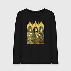 Лонгслив хлопковый женский St trinity, цвет: черный