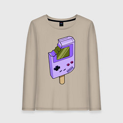 Женский лонгслив Sweet game boy